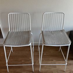 Target White Metal Bar Stools