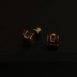 Hermes H Earring 