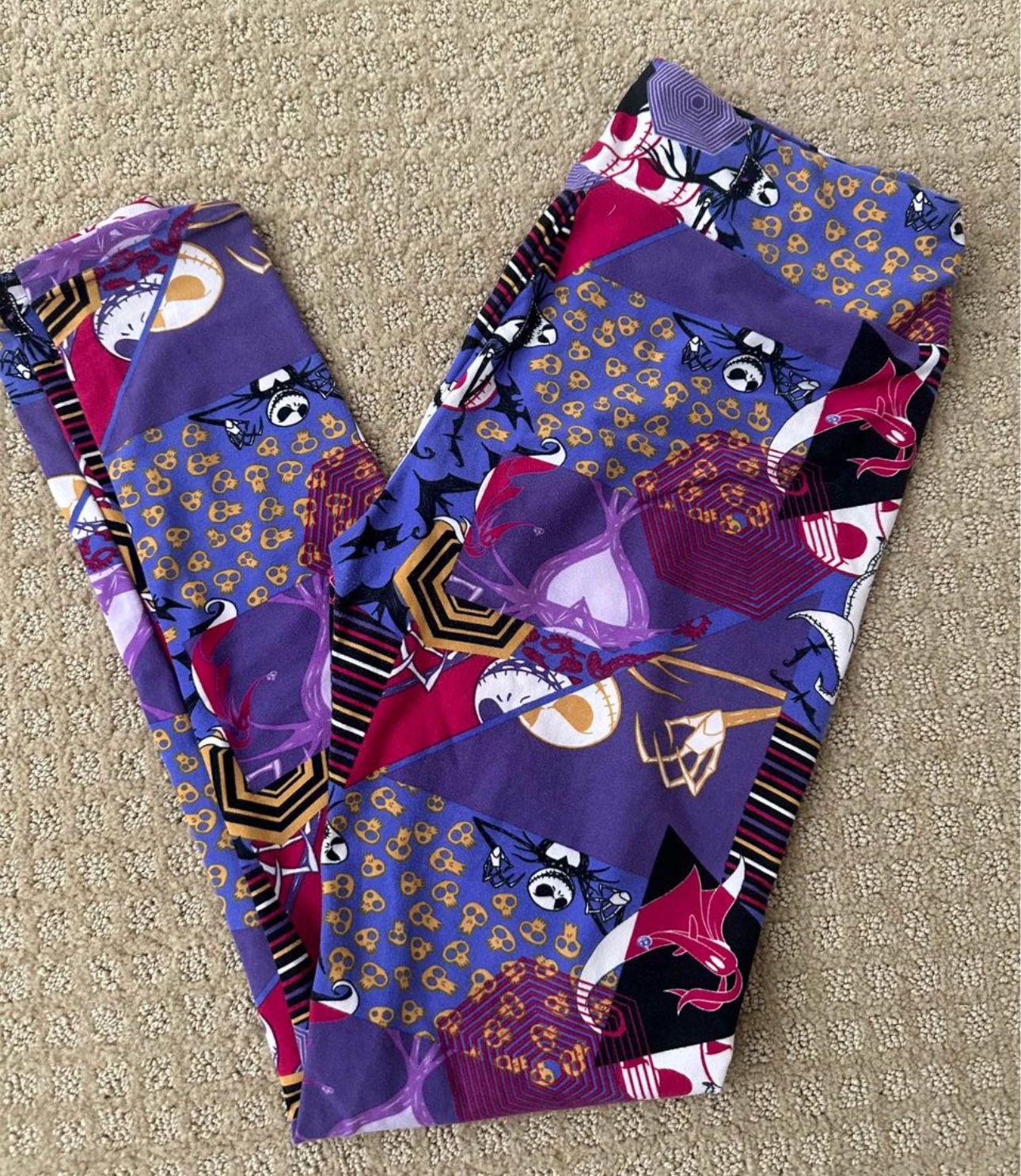 Brand New The Nightmare Before Christmas Lularoe Leggings, Size OS (0-10)