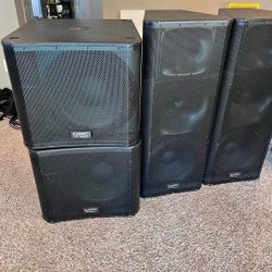 QSC KW-153 and QSC KW-181 Speakers 