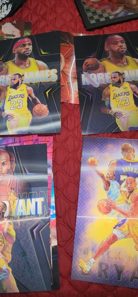 Kobe Bryant. Micheal Jordan. LeBron James. 3d Hologram Picture! Water Proof!