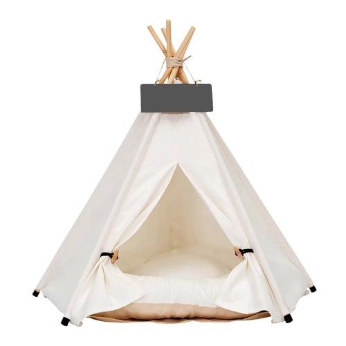 BRAND NEW - Pet Teepee Dog & Puppy Cat Tents Tipi Bed Portable Houses with Thick Cushion for Pets Up to 33lbs