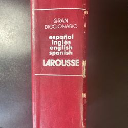 Larousse Spanish/English Dictionary