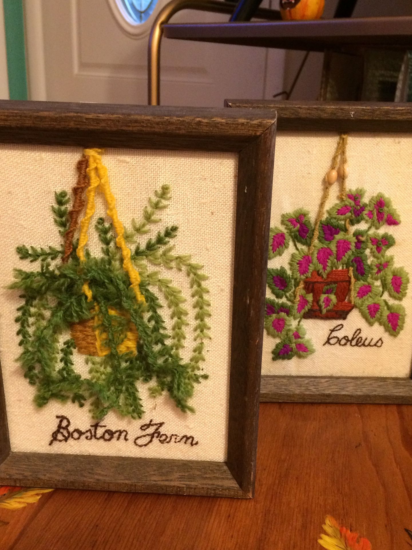 Vintage Macramé Plant Holder Embroideries