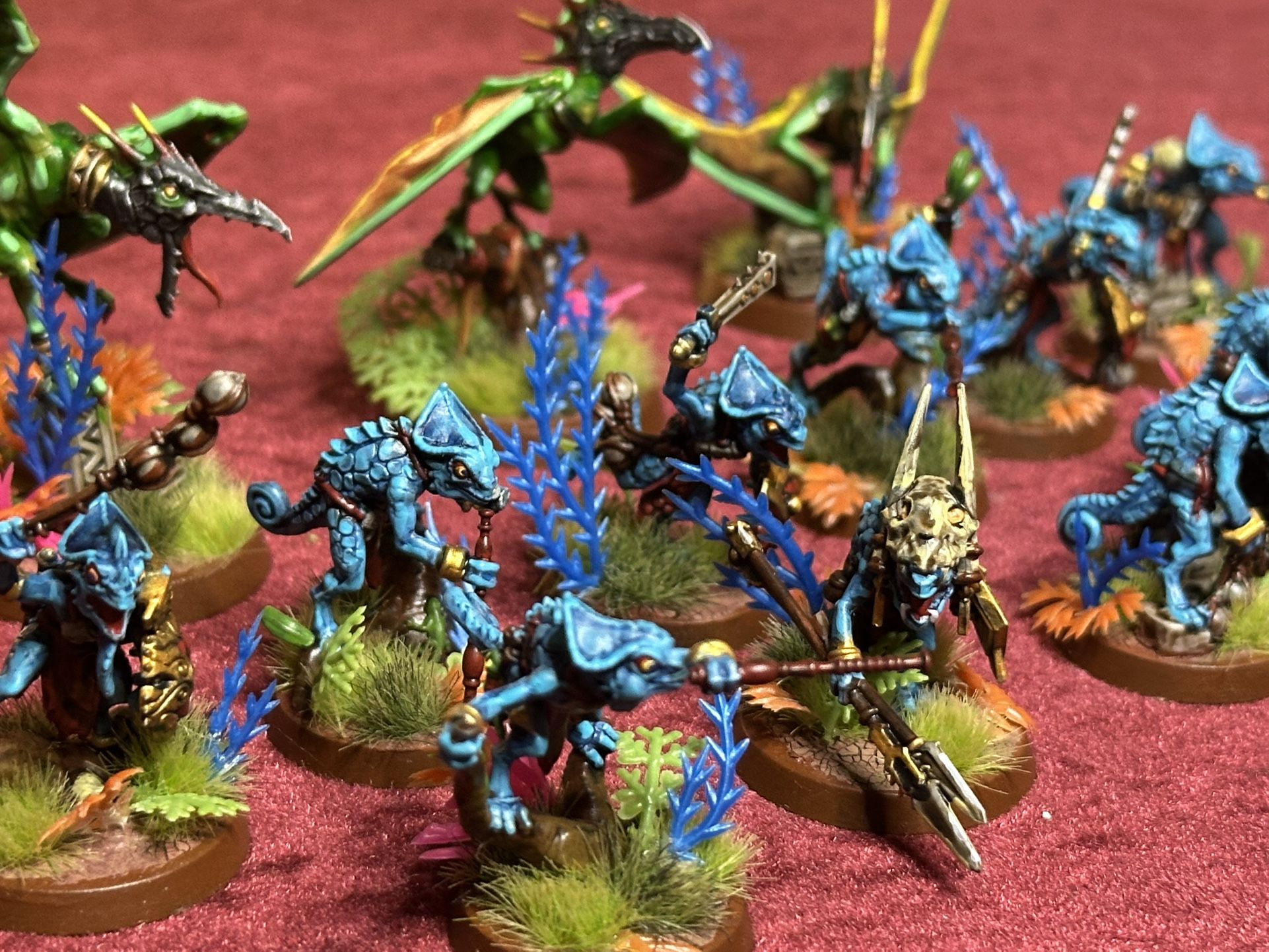 Warhammer Seraphon Painted Minis (Sigmar, Fantasy)