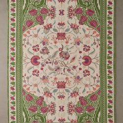 NEW 5x7 Art Deco Tulip Floral Printed Rug