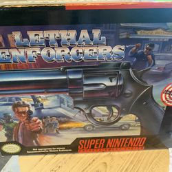 Lethal Enforcers - SNES - Super Nintendo  -  CIB
