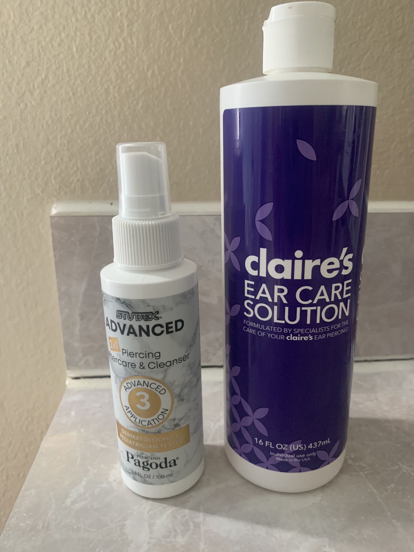 Piercing Cleanser spray  & Ear Care solution 
