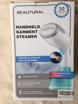 Beautural handheld garment steamer