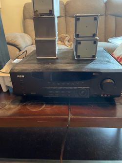 RCA AV Receiver with Satellite Speakers