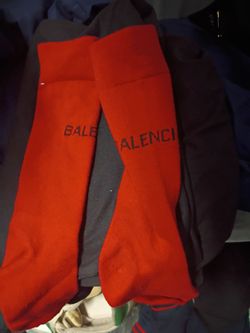 Balenciaga. Red socks .