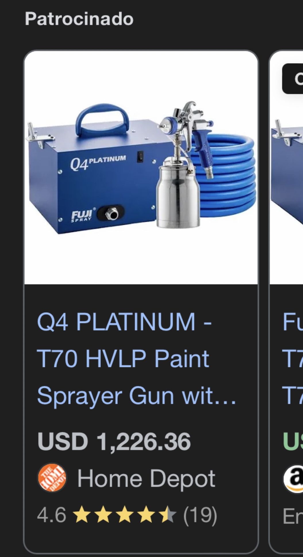 FUJI PLATINUM PAINT GUN