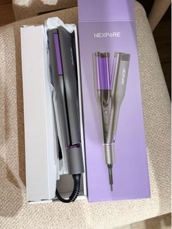 NEXPURE 3-Barrel Hair Waver 0.8” – Purple