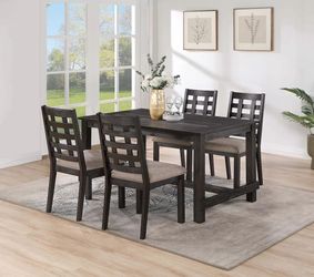 NEW 5pc Wood DINING Room SET Table Chairs💥NO CREDIT NEEDED $10 Down