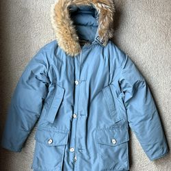 Woolrich “The Original Arctic Parka” – Made in USA (2014) | US Small / EU Medium | Light Blue