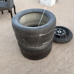 Bald NASCAR tires (For Decor / Man Cave / Side Table