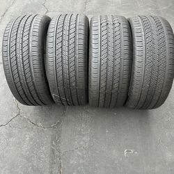 Set.  Tires.  255. 45.  19.  Continental