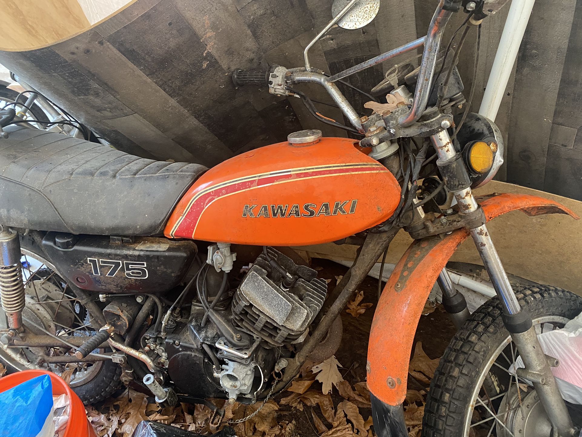 Kawasaki 175cc Vintage Street Size Dirt bike