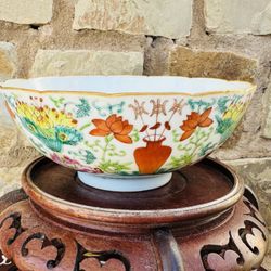 Old Antique Chinese Bowl Familly Rose . 250$