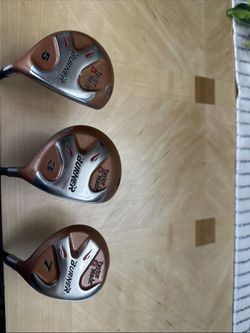 TaylorMade Titanium Burner Woods Set 3,5,7 Bubble S-90 Men’s Plus RH Very Clean