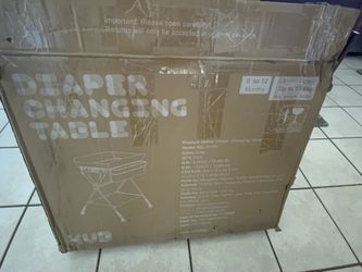 Diaper Changing Table With Storage 
