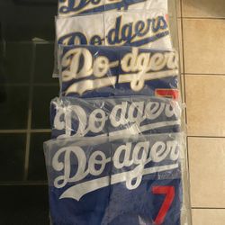 Dodgers Jersey Urias last sizes blue or white, with 2020 champ logo 