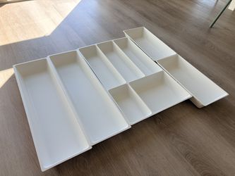 NEW 6-Piece IKEA UPPDATERA Kitchen Drawer Organizers + Knife Rack Bundle