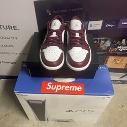 Jordan 1 Low Bordeaux 