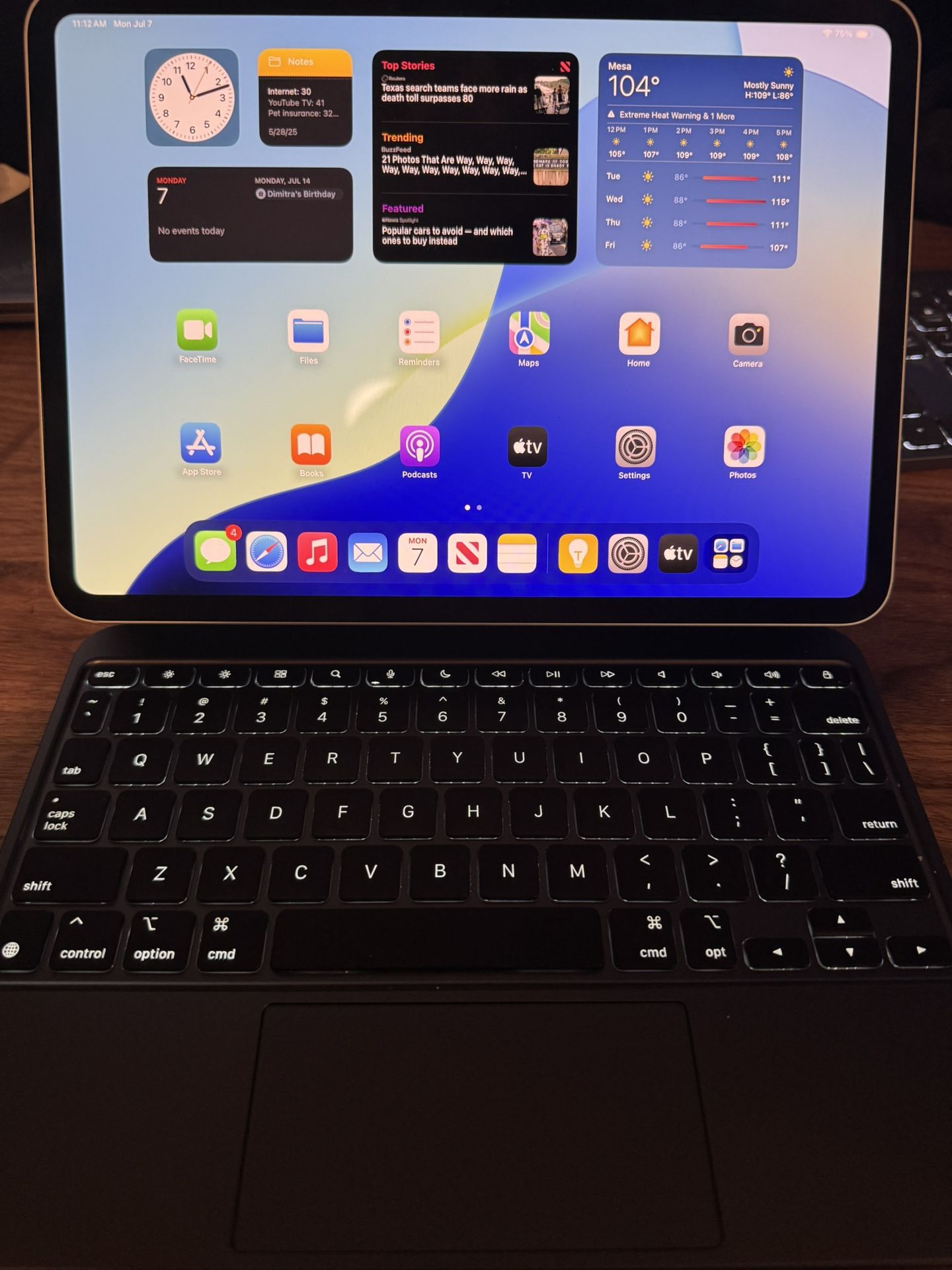 iPad Pro M4 11” with Magic Keyboard