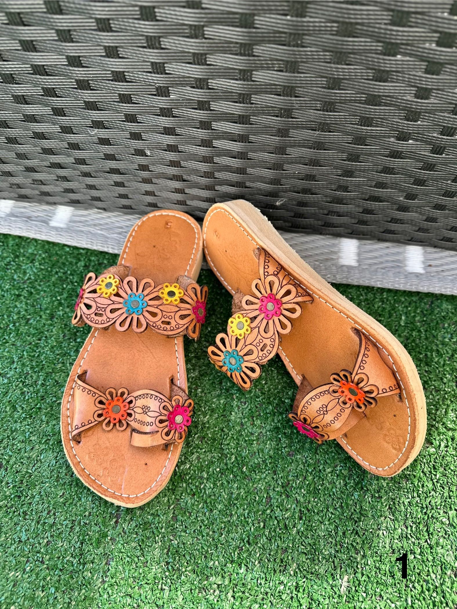 Leather Sandals, Sandalias De Piel