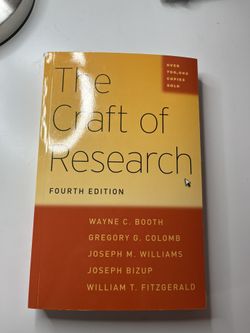 The Craft of Research fourth edition