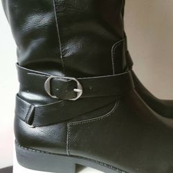 NEW Style & Co Faux Leather Knee High Boots Sz 7.5