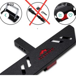 CLAMBER Trailer Hitch Step for Pickup Truck & Trailer with 2 Inch Receiver, Anti-Rust Nonslip & Weather-Proof E-Coat & Textured Black Powder Surface w