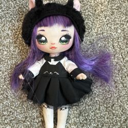 Na!Na!Na!  Surprise Tuesday Meow Black & Purple Kitty Doll Limited Edition
