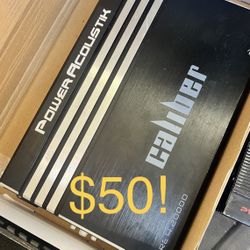Caliber Car amplifier $50! New! Nuevo