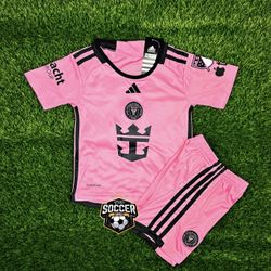 NEW CLUB INTER MIAMI HOME MESSI KIDS SET!