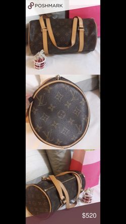 Authentic Louis Vuitton women's carrying case purse circular LV