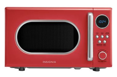 <Brand new> Insignia™ - .7 Cu. Ft. Retro Compact Microwave
