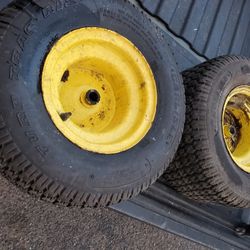 Rear Tires Off John Deer 