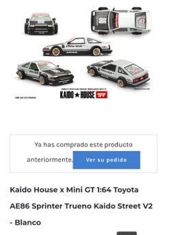 Kaido House x Mini GT 1:64 Toyota AE86 Sprinter Trueno Street V2