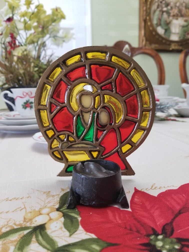 Nativity Scene Candle Holder *Selling As Is*