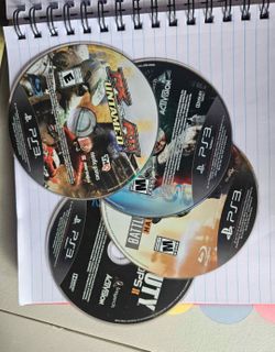 Lot of 4 PS3 Games: Call of Duty Black Ops I & II, Battlefield Hardline, MX vs. ATV Untamed