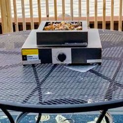 Table top outdoor fire pit