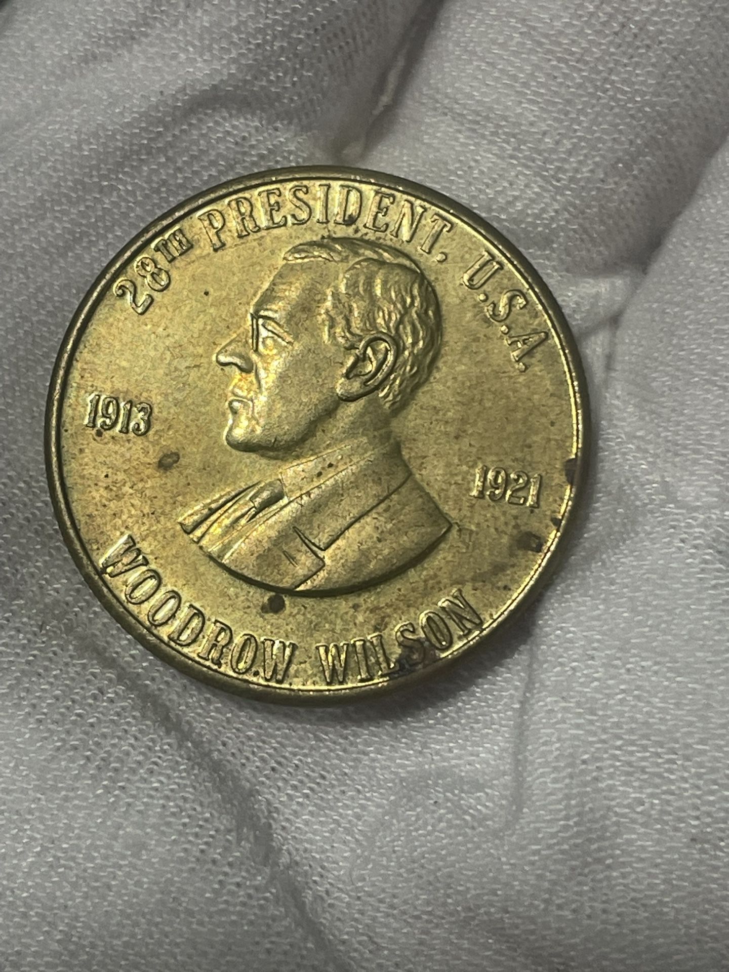 28Th President Woodrow Wilson Commemorative Coin