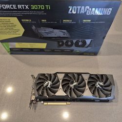 Zotac Gaming 3070ti  Triple Fan OC