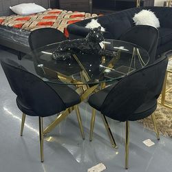 Dining set 4x chairs