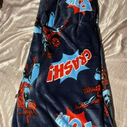 Spider Man Throw Blanket
