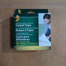 84 Rolls of Duck Brand Indoor Heavy Traffic Carpets Tape