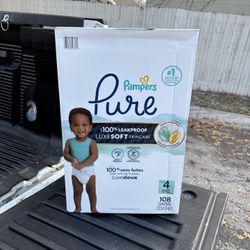 Pampers Puré Size 4 Diapers 108ct