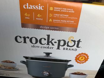 Crock-Pot Classic 4 Qt Slow Cooker